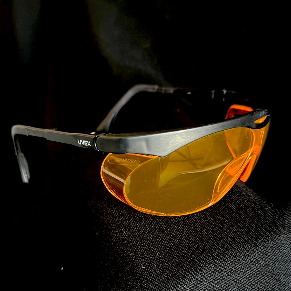 UVEX Sunglasses with Orange Lenses